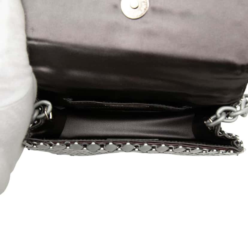 Bottega Veneta Mini Metal Intrecciato Handbag Silver Metal Very good condition - Model View