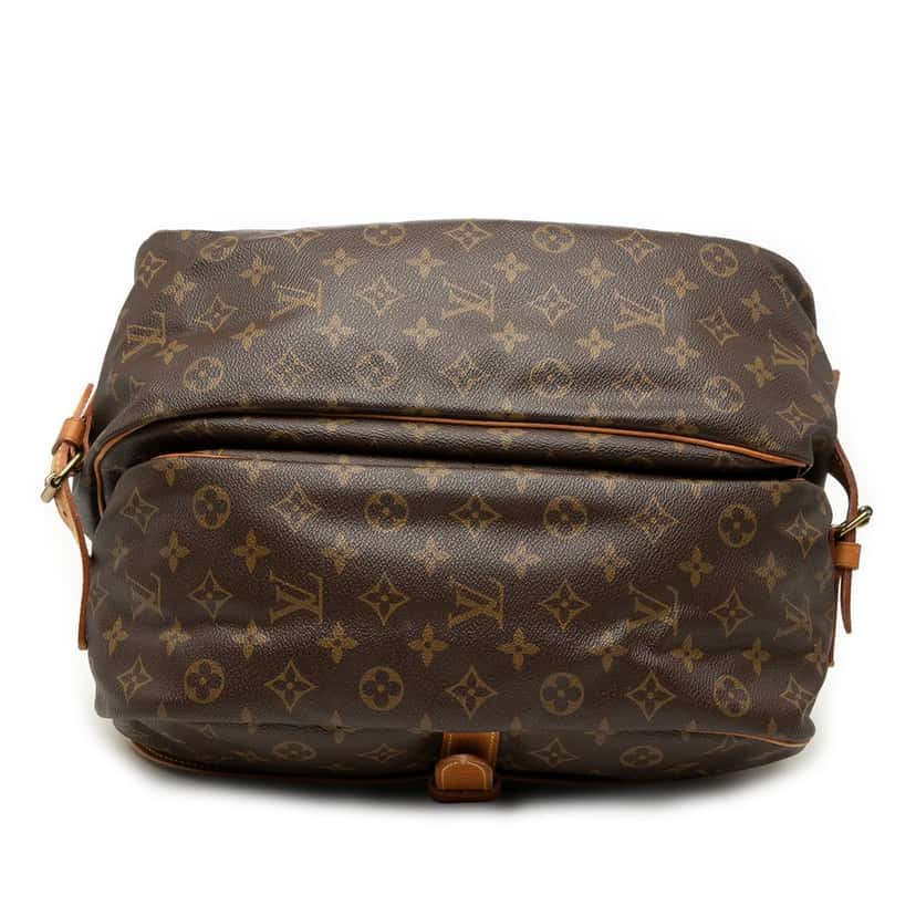 Louis Vuitton Monogram Saumur 35 Brown Good condition - Inside View