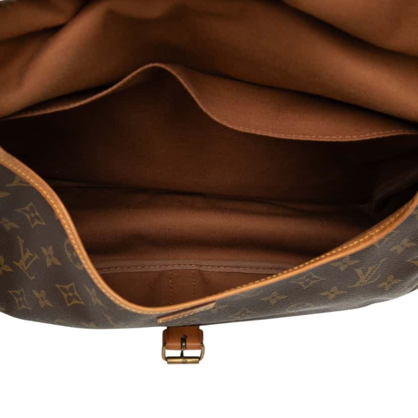 Louis Vuitton Monogram Saumur 35 Brown Good condition - Model View