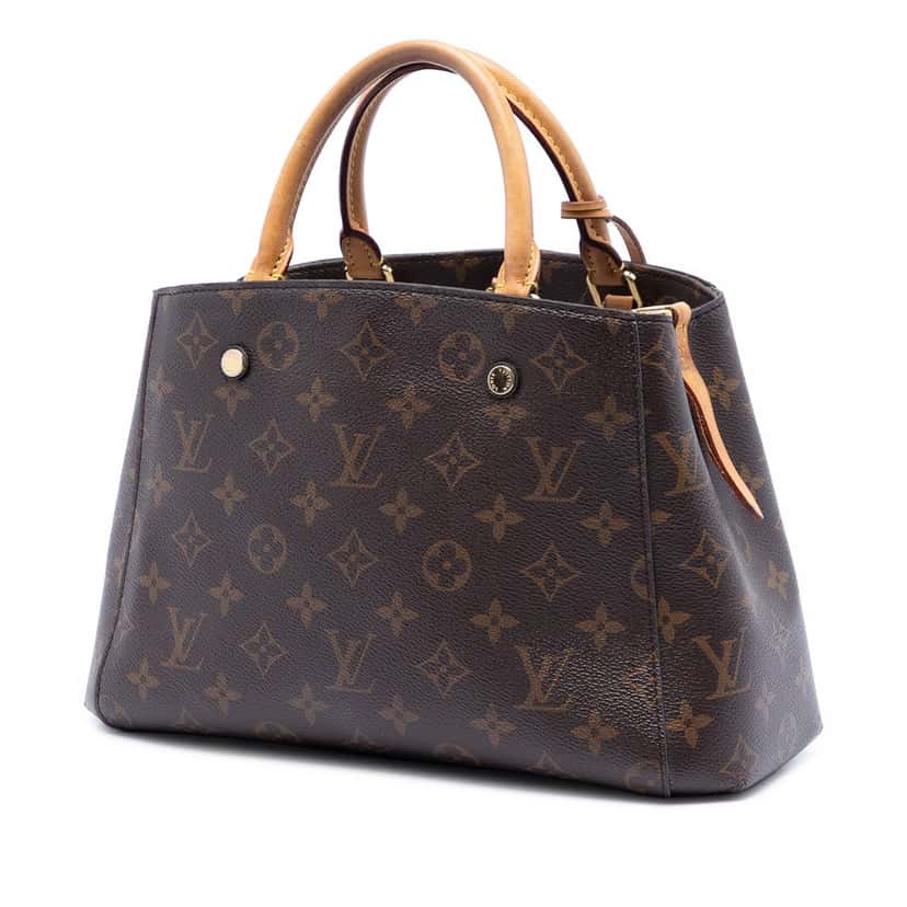 Louis Vuitton Monogram Montaigne BB Brown Very good condition - Back View