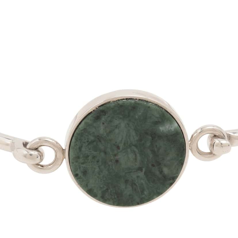 Celine Brass and Stone Coin Choker Necklace Silver Metal Very good condition - Back View