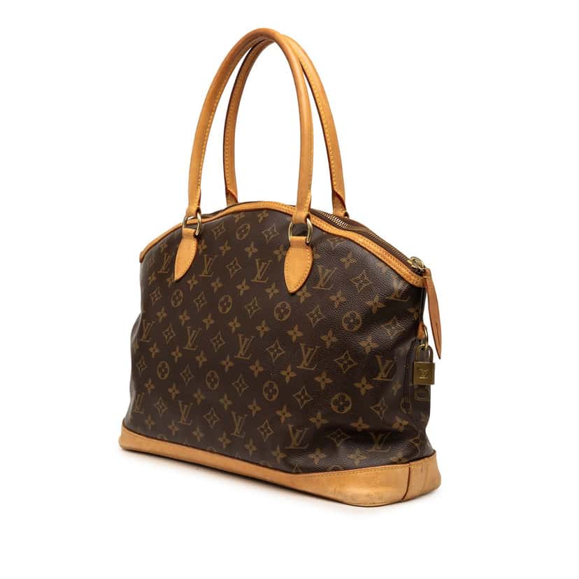 Louis Vuitton Monogram Lockit Horizontal Brown Good condition - Back View