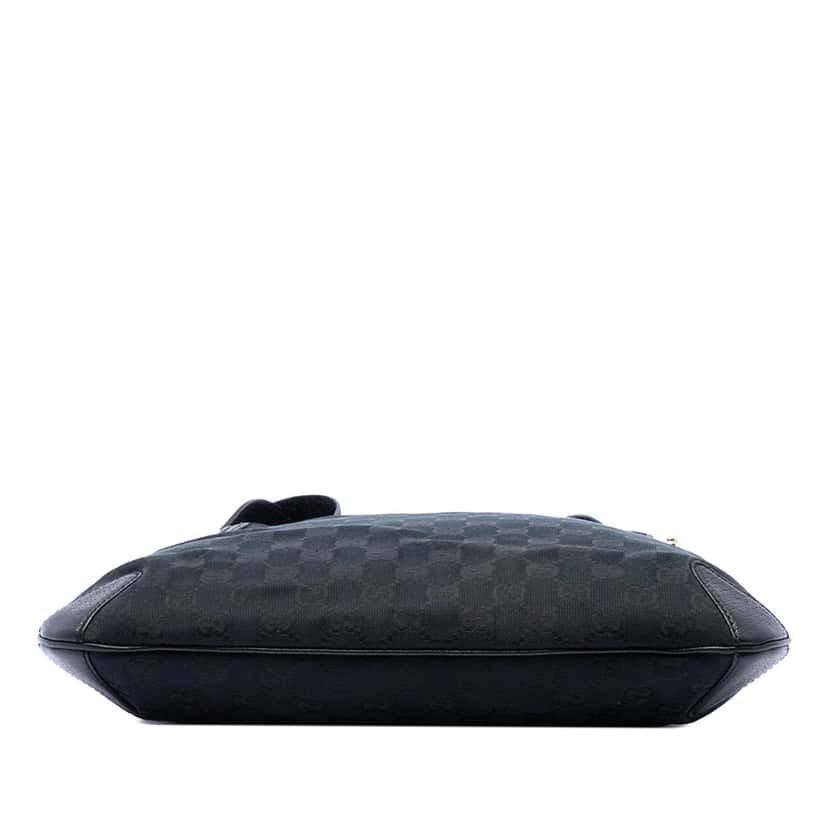 Gucci GG Canvas Horsebit Creole Hobo Black Very good condition - Inside View