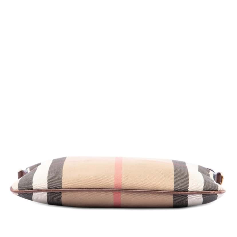 Burberry House Check Canvas Derby Peyton Crossbody Brown Very good condition - Inside View