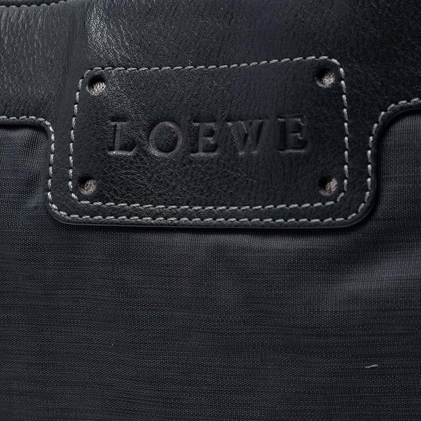 Loewe Nylon Anagram Crossbody Black Very good condition - Box View