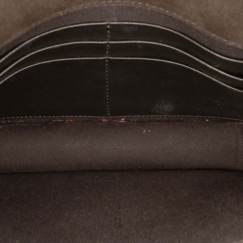 Fendi Leather Eye Monster Tube Wallet On Chain Black Leather Very good condition - Model View
