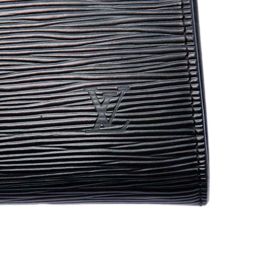 Louis Vuitton Epi Pochette Accessoires Black Leather Very good condition - Box View