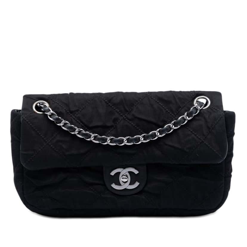 Chanel CC Ultra Stitch Mesh Flap Black Very good condition - Front View