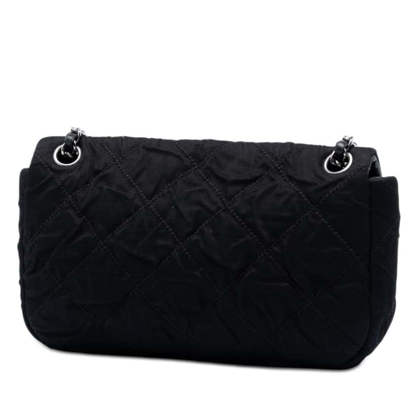 Chanel CC Ultra Stitch Mesh Flap Black Very good condition - Back View