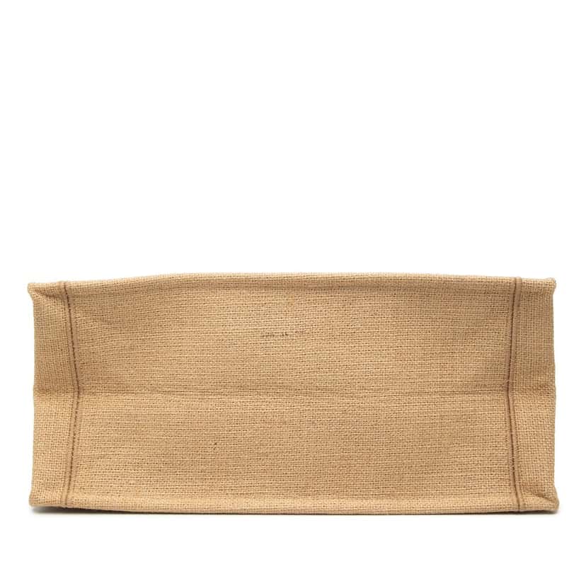 Dior Medium Jute Embroidered Book Tote Beige Very good condition - Inside View