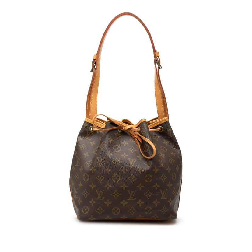 Louis Vuitton Monogram Petit Noe Brown Good condition - Front View