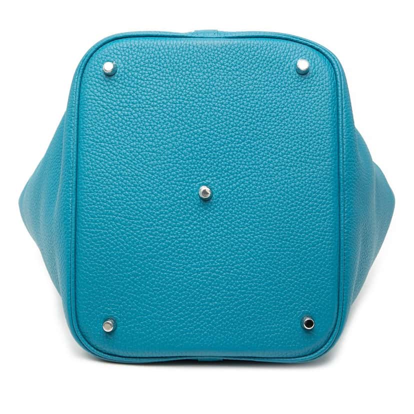 Hermès Clemence Picotin Lock 26 Blue Leather Very good condition - Inside View