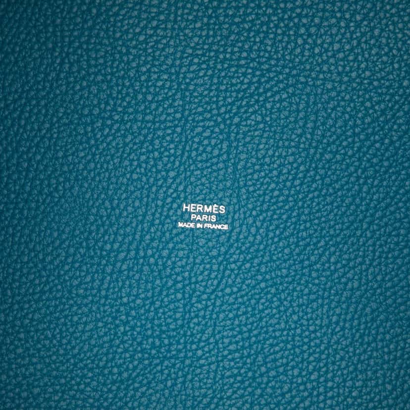 Hermès Clemence Picotin Lock 26 Blue Leather Very good condition - Box View