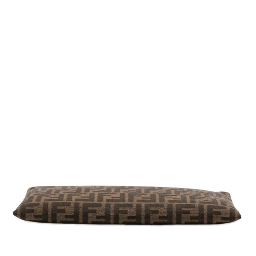 Fendi Medium FF Jacquard Flat Baguette Pouch Brown Very good condition - Inside View