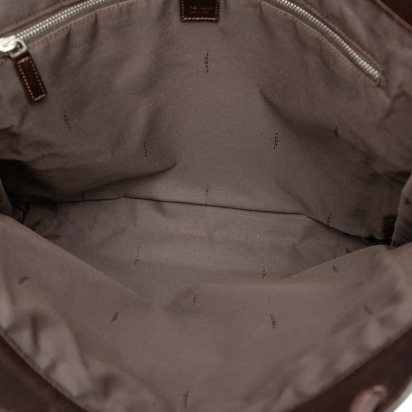 Fendi Zucca Canvas Tote Brown Very good condition - Model View