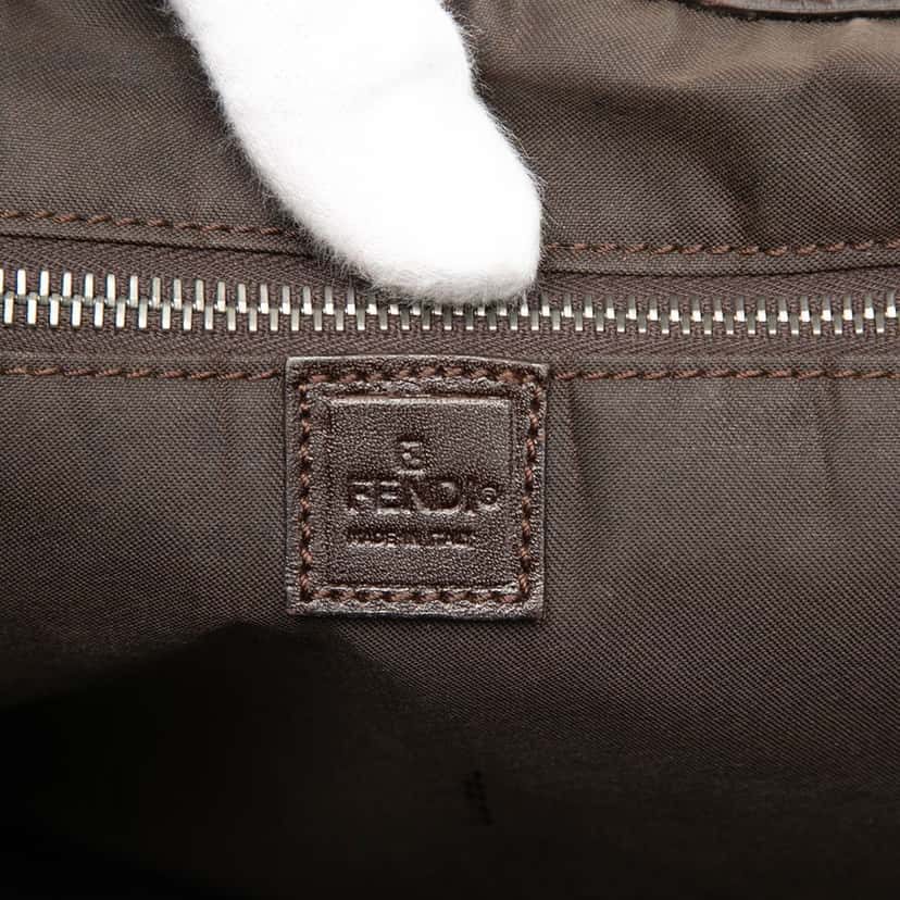 Fendi Zucca Canvas Tote Brown Very good condition - Box View