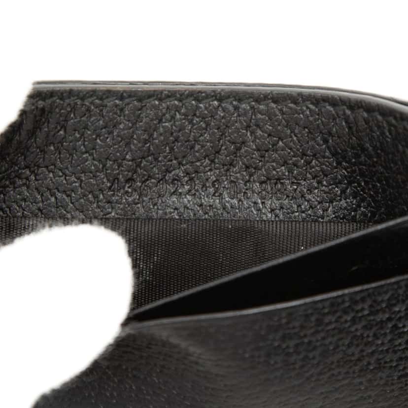 Gucci GG Marmont Leather Card Holder Black Leather Very good condition - Box View