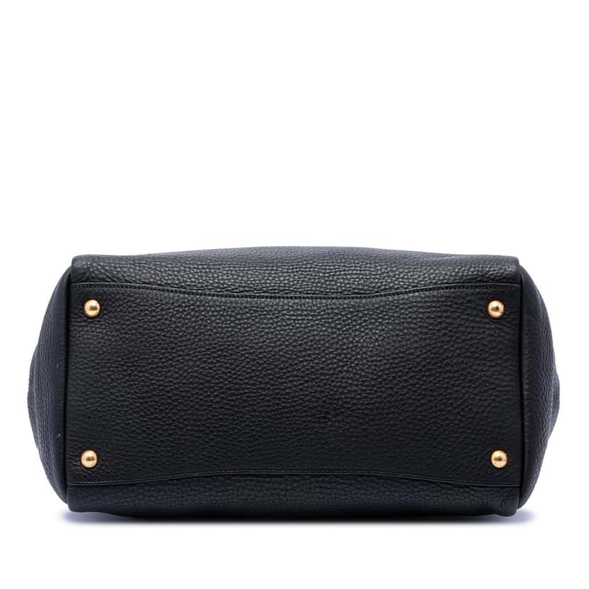 Prada Vitello Phenix Open Convertible Tote Black Leather Very good condition - Inside View