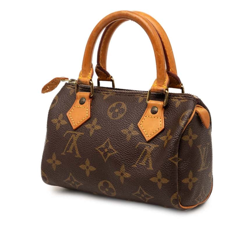 Louis Vuitton Monogram Nano Speedy Bandouliere Brown Very good condition - Front View