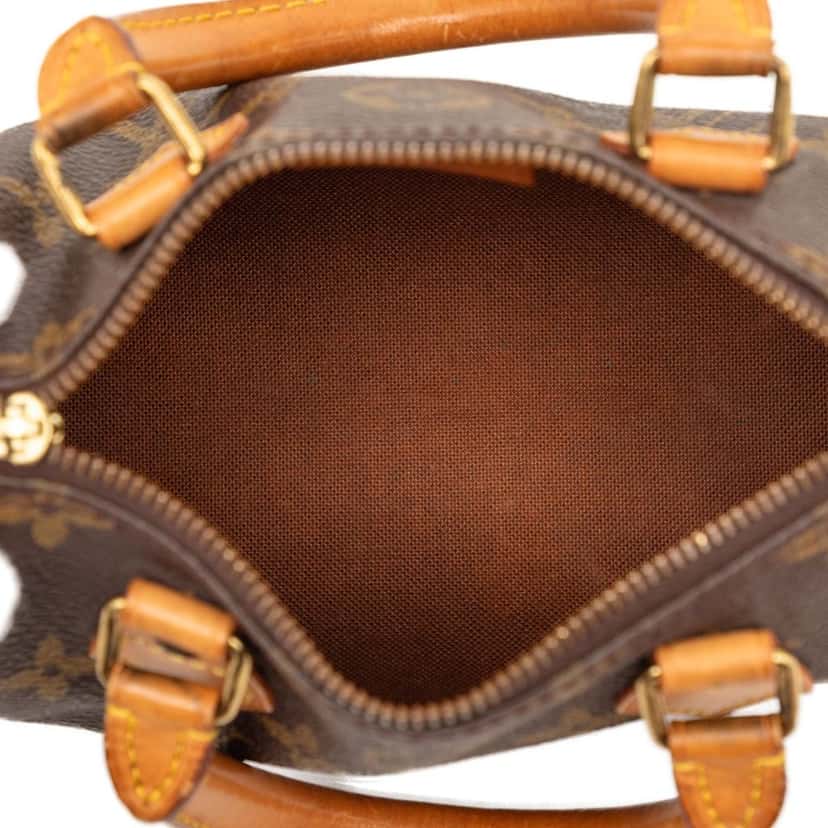 Louis Vuitton Monogram Nano Speedy Bandouliere Brown Very good condition - Model View