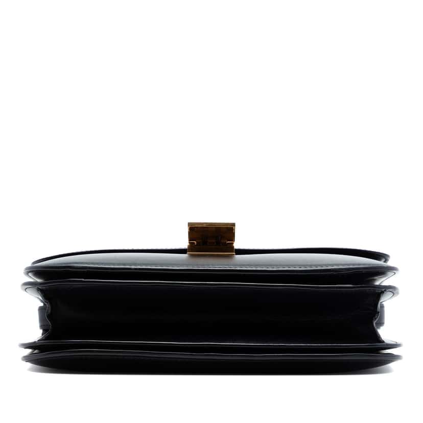 Celine Medium Calfskin Classic Box Black Leather Very good condition - Inside View