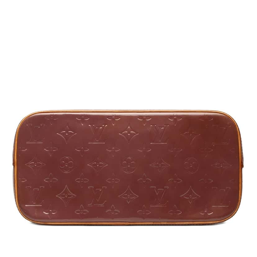 Louis Vuitton Monogram Vernis Houston Brown Leather Good condition - Inside View