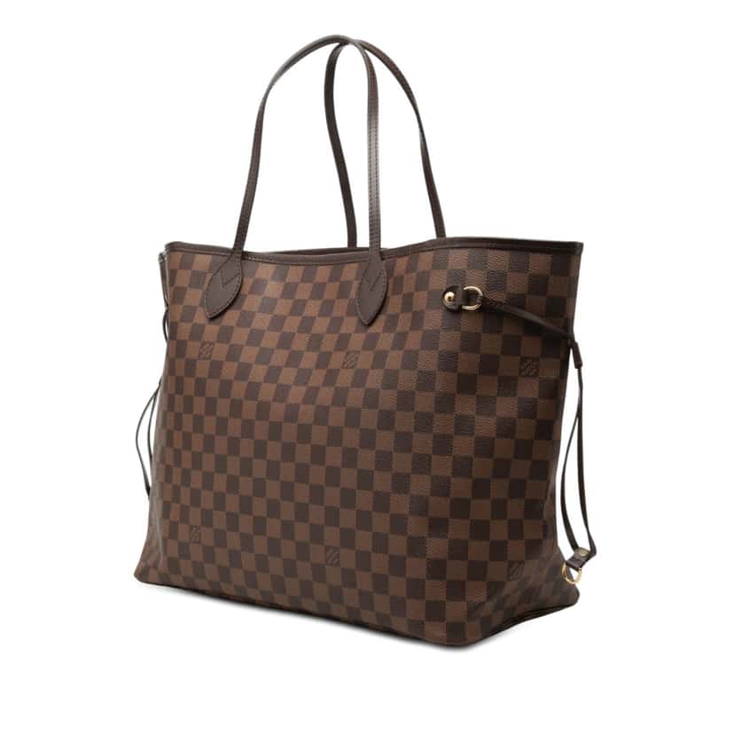 Louis Vuitton Damier Ebene Neverfull GM Brown Very good condition - Back View