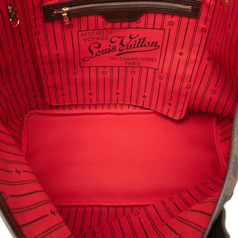 Louis Vuitton Damier Ebene Neverfull GM Brown Very good condition - Model View