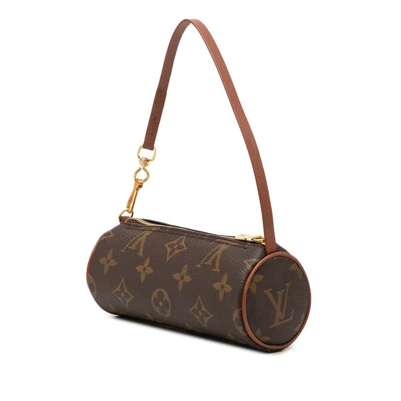 Louis Vuitton Monogram Papillon Pochette Brown Very good condition - Back View