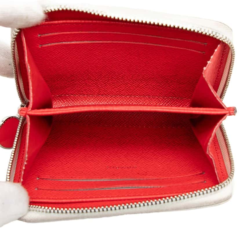 Louis Vuitton Yayoi Kusama Epi Zippy Coin Purse White Leather Very good condition - Model View