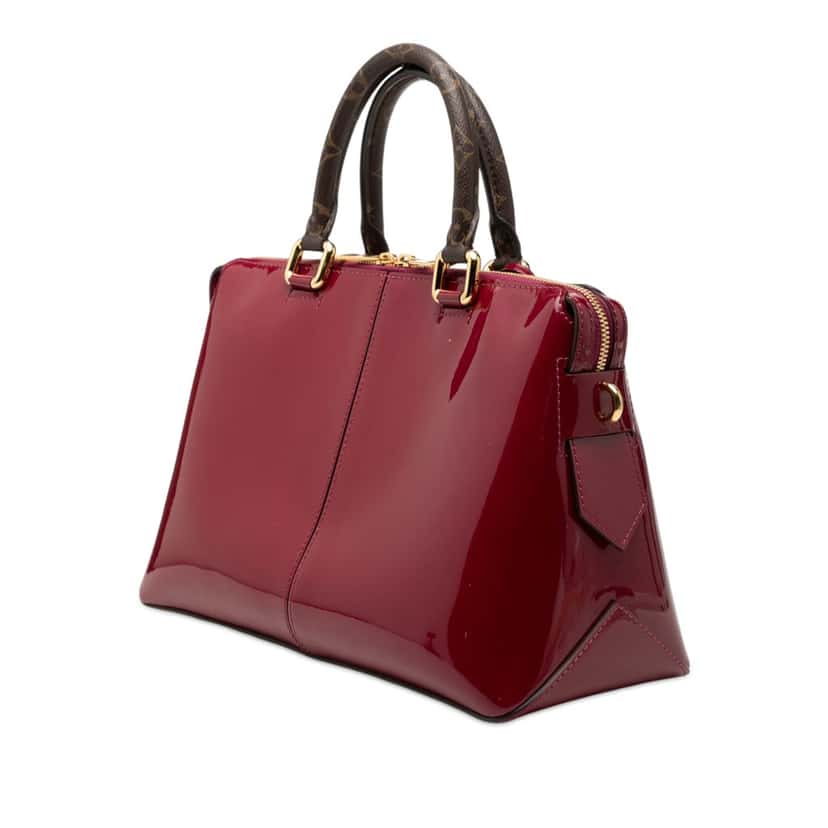 Louis Vuitton Vernis Miroir Tote Purple Leather Very good condition - Back View