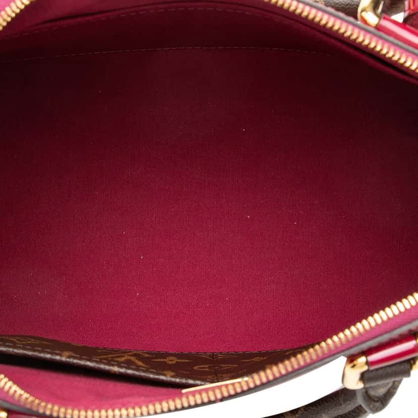 Louis Vuitton Vernis Miroir Tote Purple Leather Very good condition - Model View