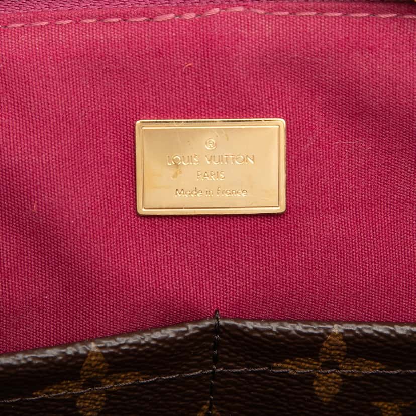 Louis Vuitton Vernis Miroir Tote Purple Leather Very good condition - Box View