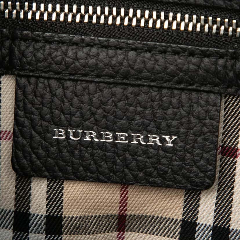 Burberry Leather Handbag Black Leather Very good condition - Box View