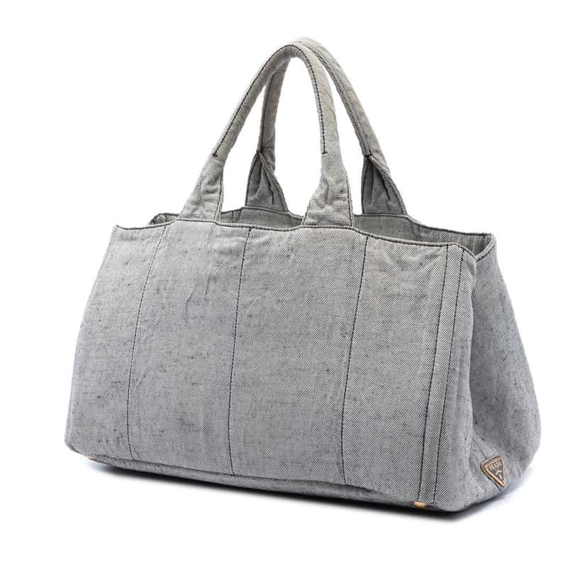 Prada Large Canvas Canapa Logo Satchel Other Very good condition - Back View
