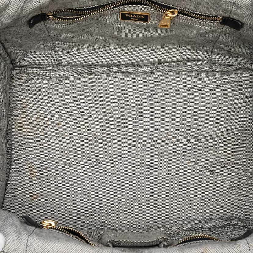 Prada Large Canvas Canapa Logo Satchel Other Very good condition - Model View