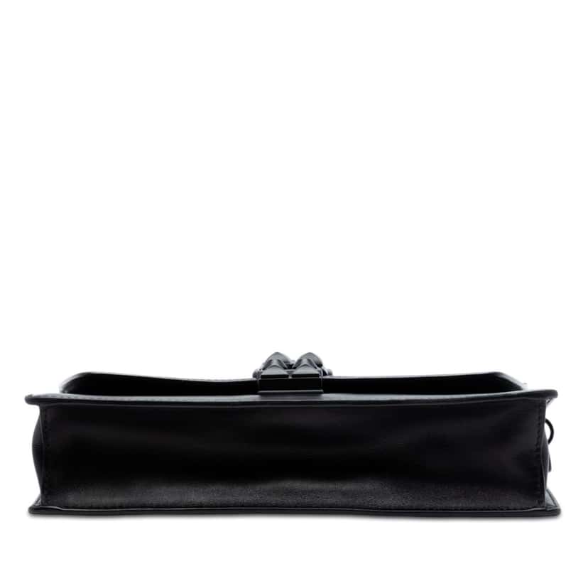 Prada Saffiano Trimmed Studded City Calf Elektra Crossbody Black Leather Very good condition - Inside View