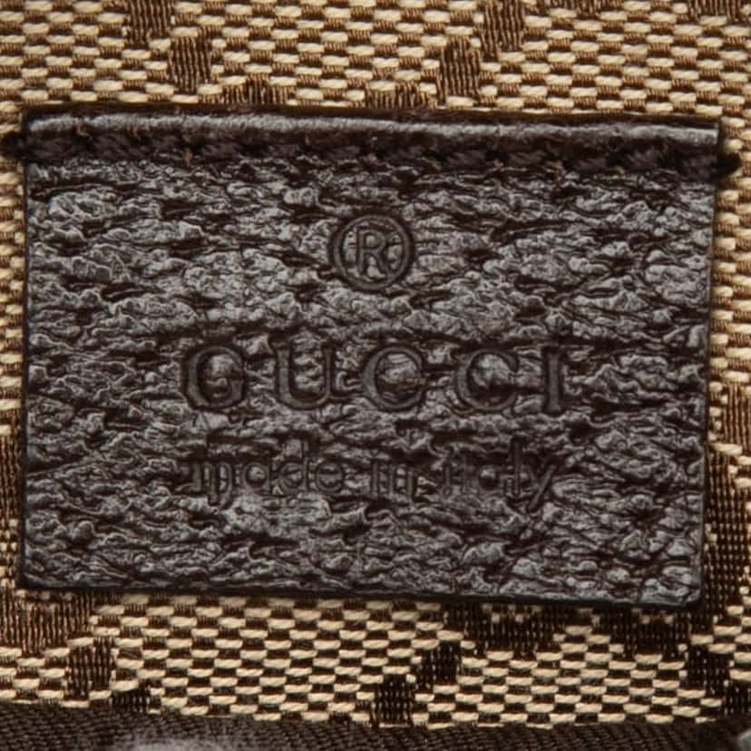 Gucci GG Canvas Double Pocket Belt Bag Beige Very good condition - Box View
