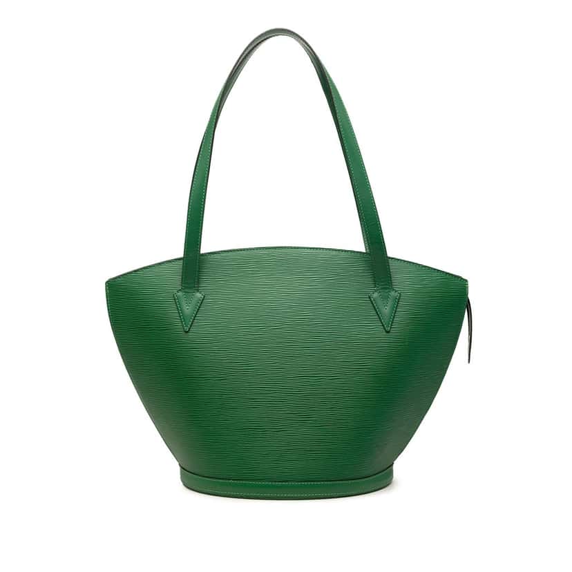 Louis Vuitton Epi Saint Jacques GM Long Strap Green Leather Good condition - Front View