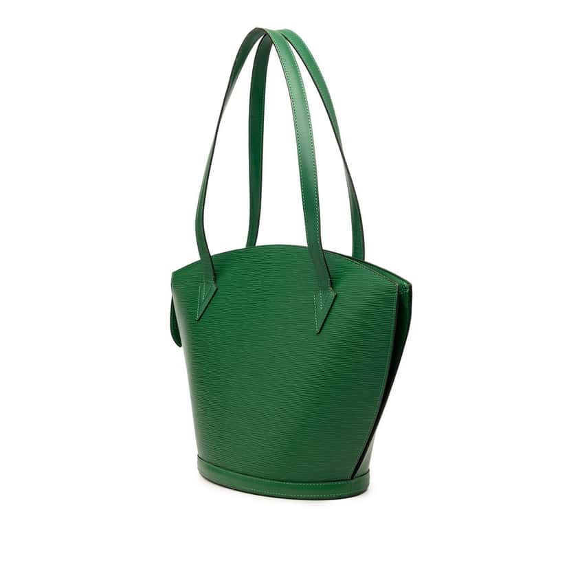 Louis Vuitton Epi Saint Jacques GM Long Strap Green Leather Good condition - Back View