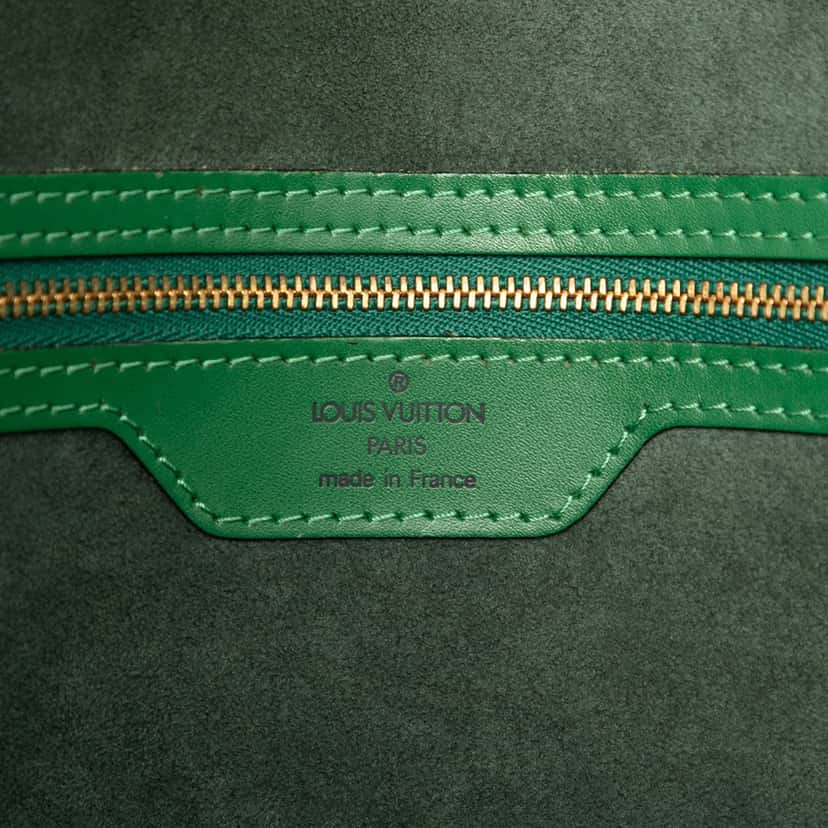 Louis Vuitton Epi Saint Jacques GM Long Strap Green Leather Good condition - Box View