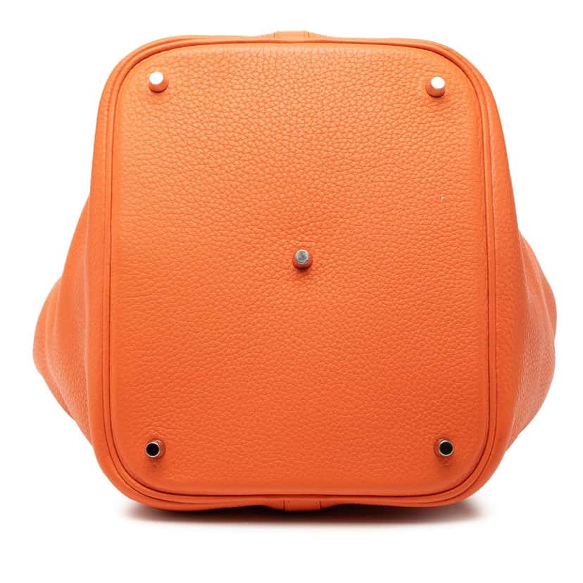 Hermès Clemence Picotin Lock 26 Orange Leather Very good condition - Inside View