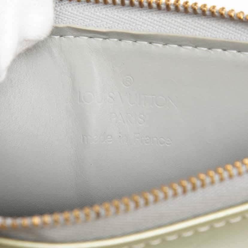 Louis Vuitton Monogram Vernis Pochette Lexington Green Leather Very good condition - Box View
