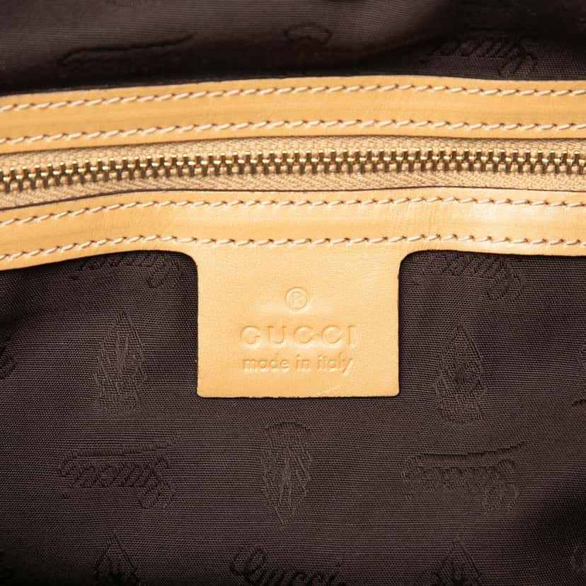 Gucci GG Canvas Web Tassel Tote Beige Very good condition - Box View