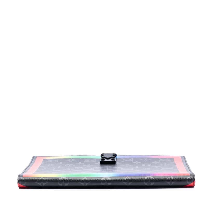 Louis Vuitton Monogram Eclipse Rainbow Franck Folder Black Very good condition - Inside View