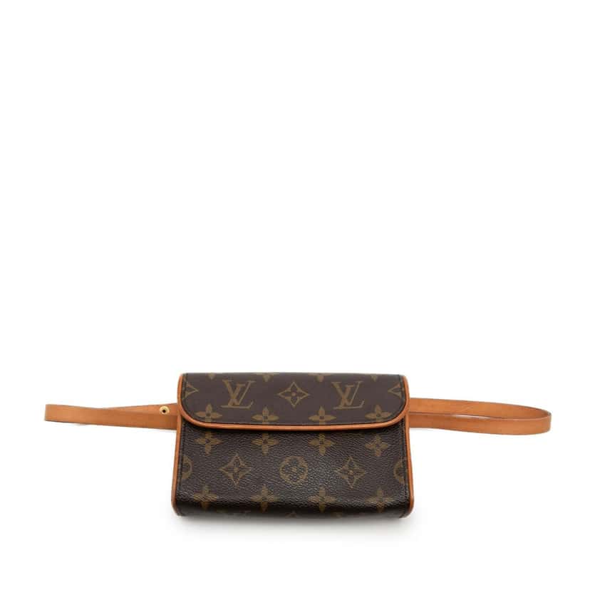 Louis Vuitton Monogram Pochette Florentine Brown Very good condition - Front View