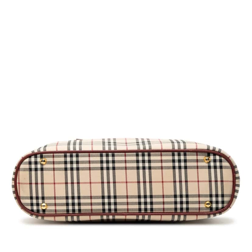 Burberry House Check Canvas Tote Beige Very good condition - Inside View