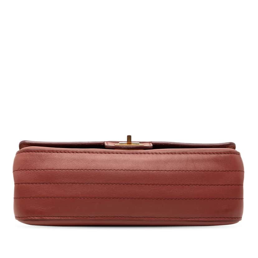 Chanel Calfskin Reissue 2.55 Nude Double Flap 225 Red Leather Very good condition - Inside View