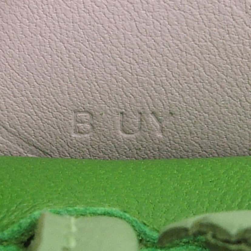 Hermès Milo Lambskin and Swift Grigri Rodeo Pegase Bag Charm PM Green Leather Very good condition - Model View