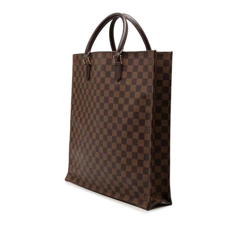 Louis Vuitton Damier Ebene Sac Plat Brown Very good condition - Back View
